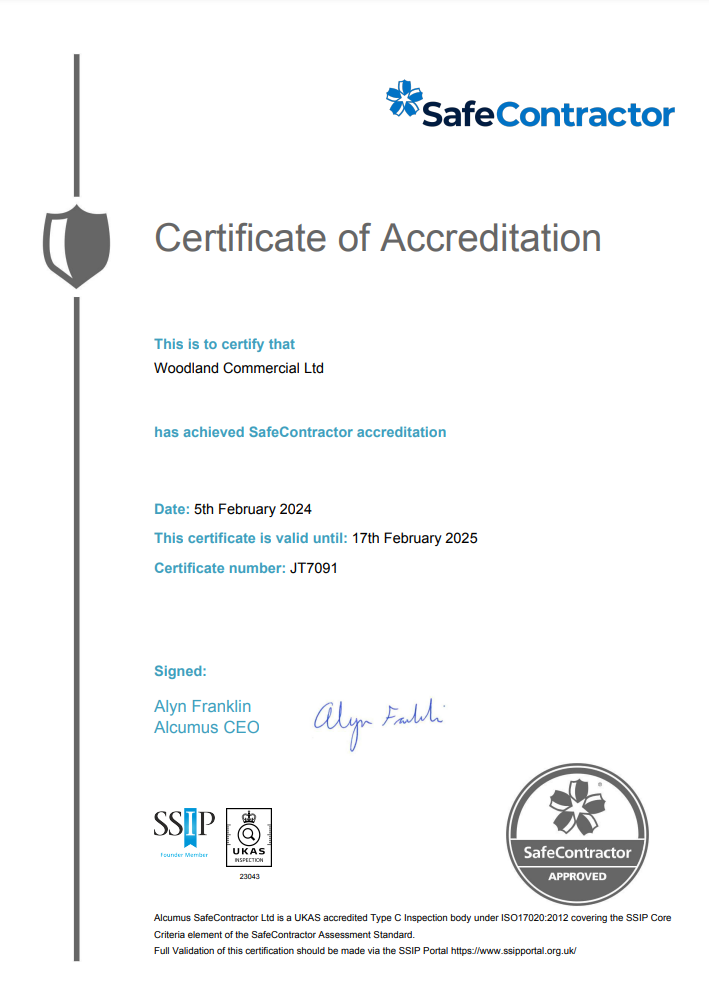 Safecontractor Certificate